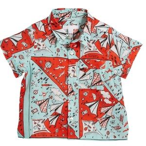 BURBERRY sammi picnic short sleeve shirt